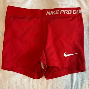 Nike Pro | Red Spandex Shorts | Size XS